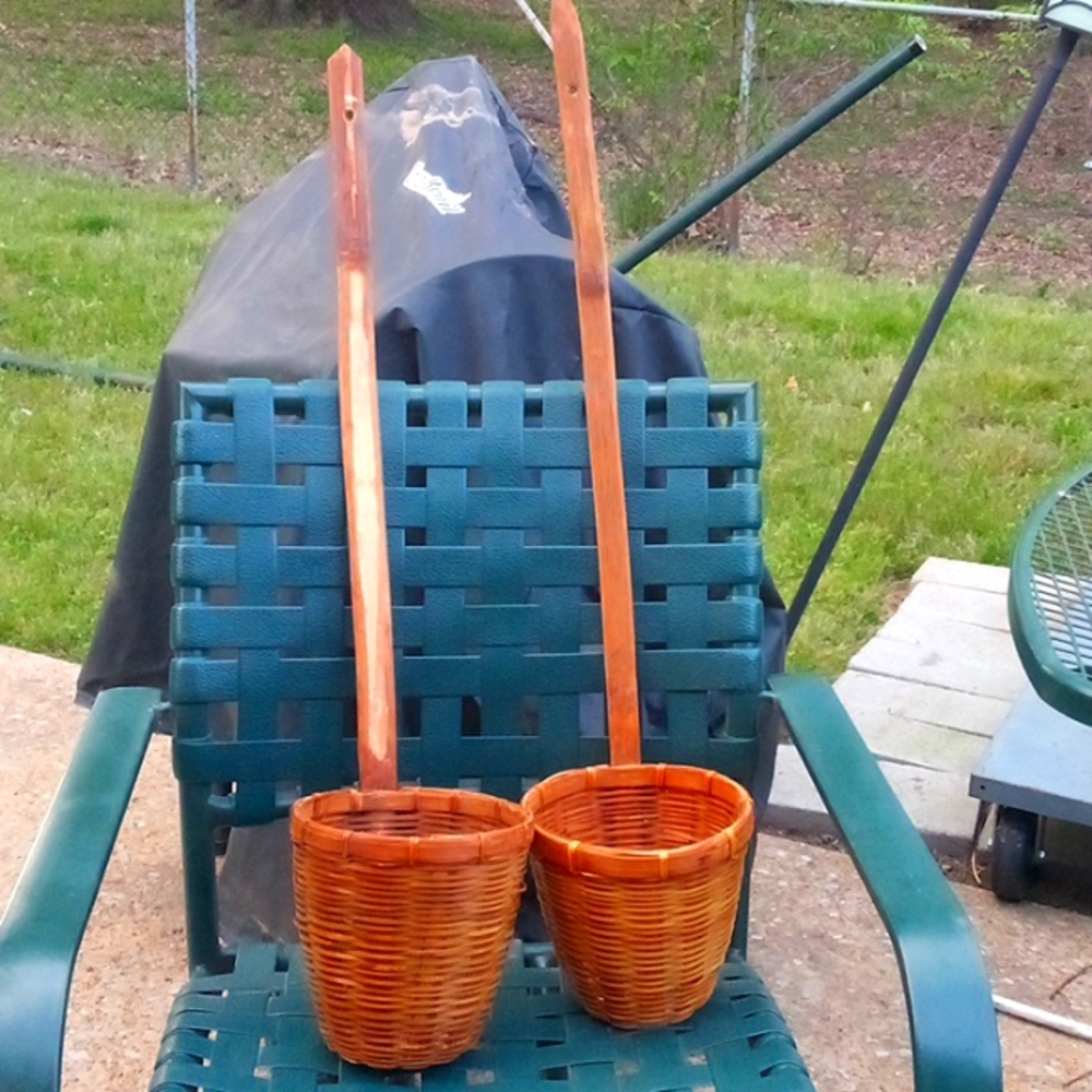 Set of Antique Hanging planter Baskets